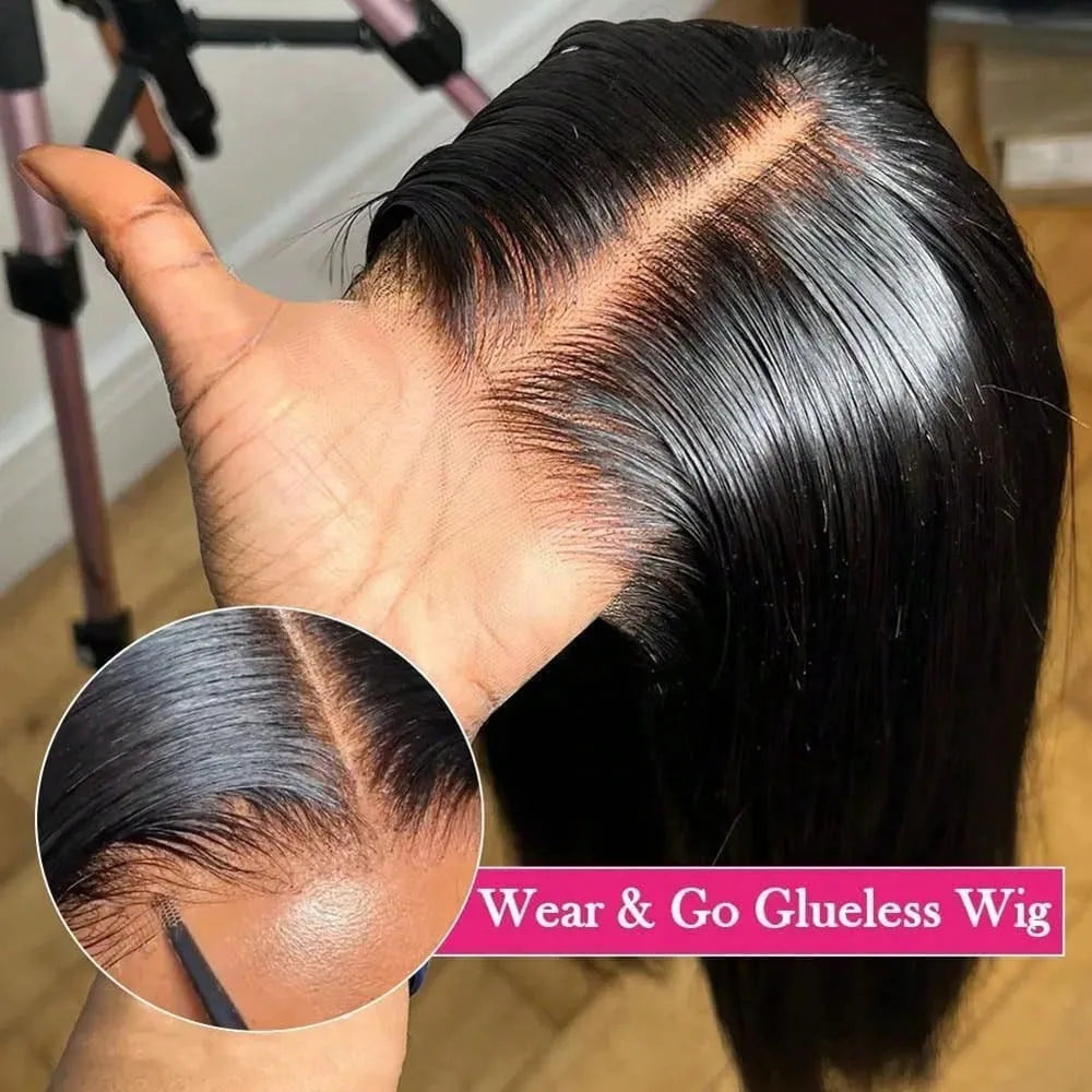 40 Inch Straight Hunan Hair Wigs 13x4 13x6 Gluless HD Transparent Lace Frontal Wigs 5x5 Straight Lace Front Human Hair Wigs
