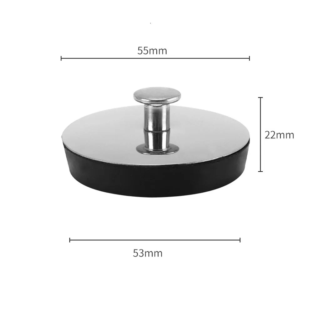 1pc Bathroom Washbasin Stainless Steel Sink Plug Bathtub Drain Stopper Rubber Sink Plug Bathtub Drain Stopper Sink Plugs