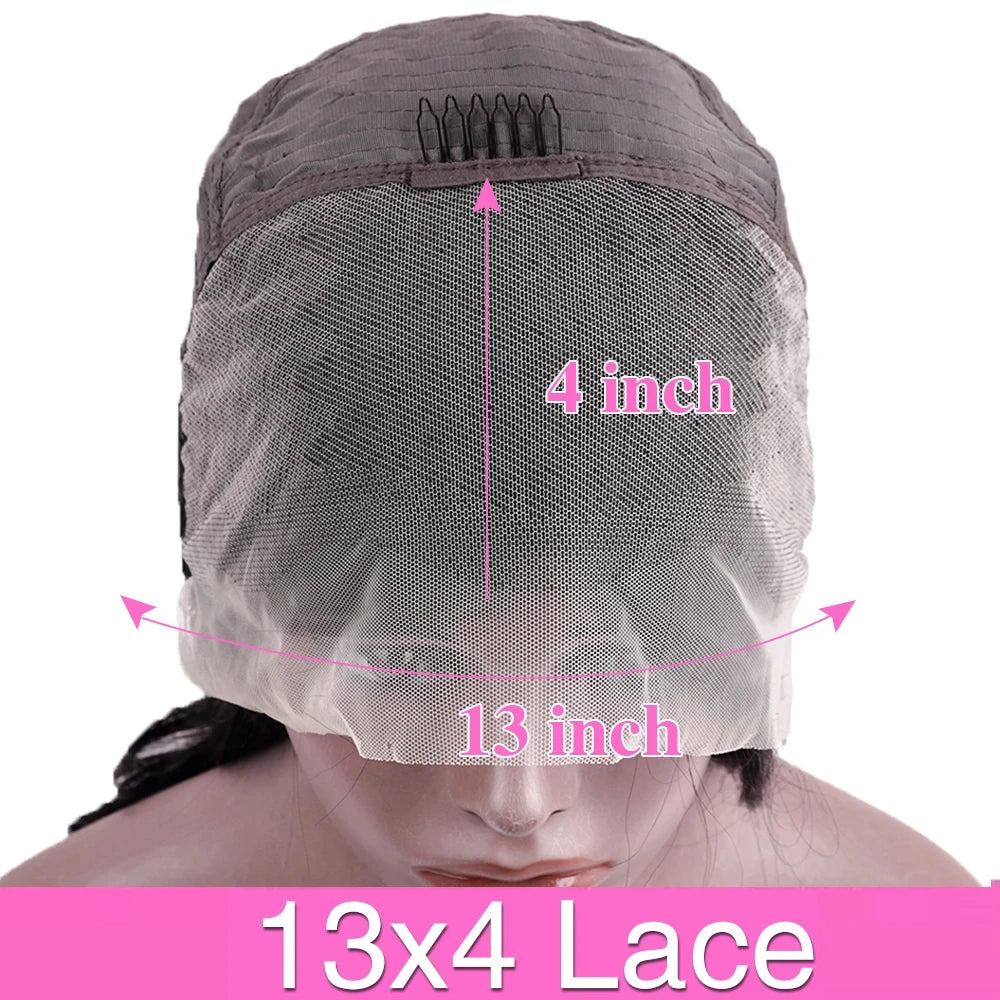 Bone Straight Glueless HD Lace Front Wig – 200% & 220% Density Brazilian Human Hair (13x4, 13x6, 5x5 & 360) 16–46 Inch