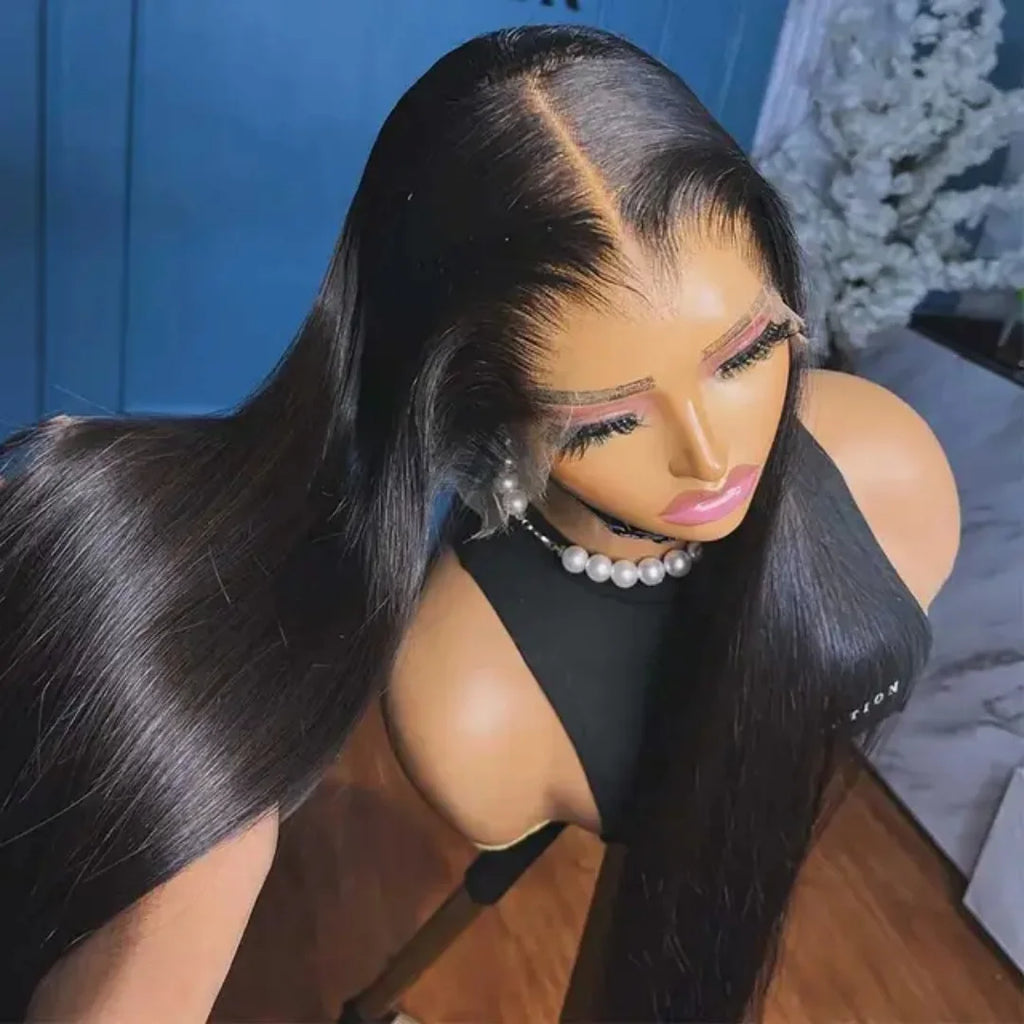 40 Inch Straight Hunan Hair Wigs 13x4 13x6 Gluless HD Transparent Lace Frontal Wigs 5x5 Straight Lace Front Human Hair Wigs