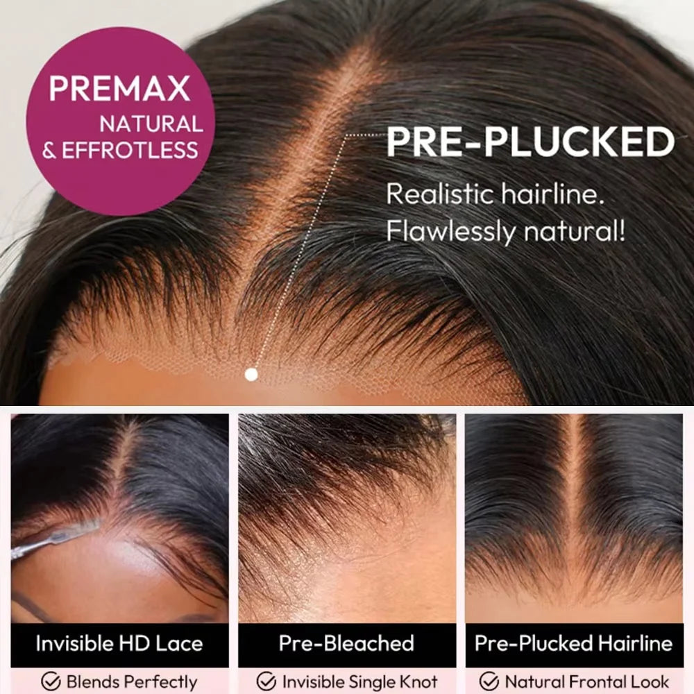 40 Inch Straight Hunan Hair Wigs 13x4 13x6 Gluless HD Transparent Lace Frontal Wigs 5x5 Straight Lace Front Human Hair Wigs