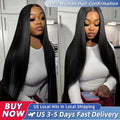 200% Real Density Bone Straight Hd Transparent 13x6 Pre Plucked Lace Frontal Wig 13x4 360 Hd Lace Front ≥98% Human Hair Wigs