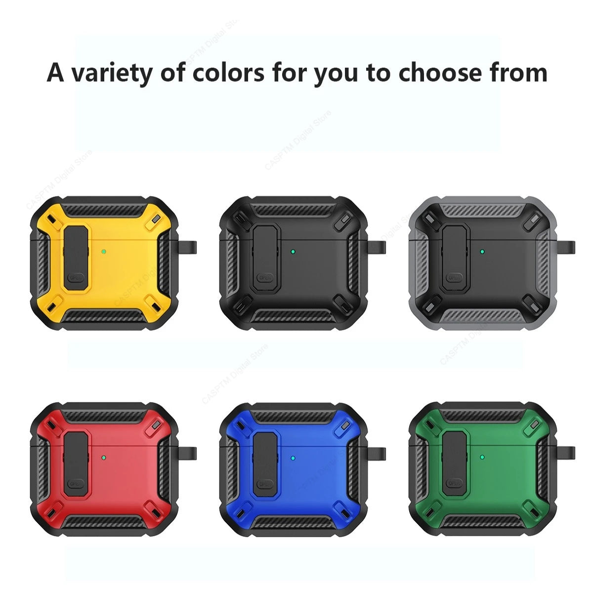Security Lock Case For AirPods 4 4th Gen Cover TPU PC Protective Cases For Apple AirPods 4 Fundas Earphone Accessories With Hook