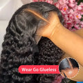 250 Density 100% Human Hair 13x6 Deep Wave HD Lace Frontal Wigs 13x4 Curly 5x5 Glueless Lace Front Wig 30 40 Inch Closure Black