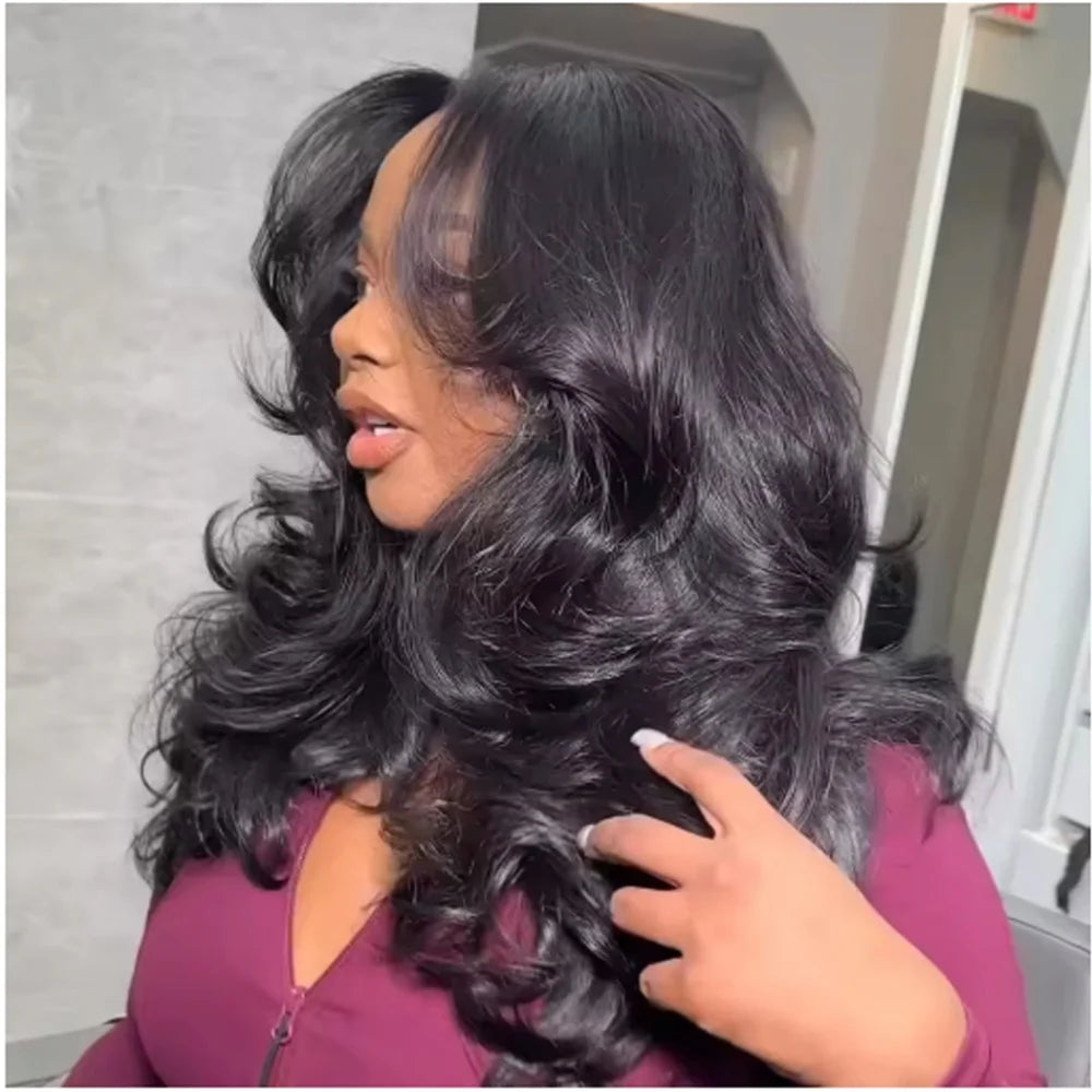 Body Wave Glueless HD Lace Front Wig – 250% Density Brazilian Human Hair (13x4, 13x6 & 5x5) 16–42 Inch