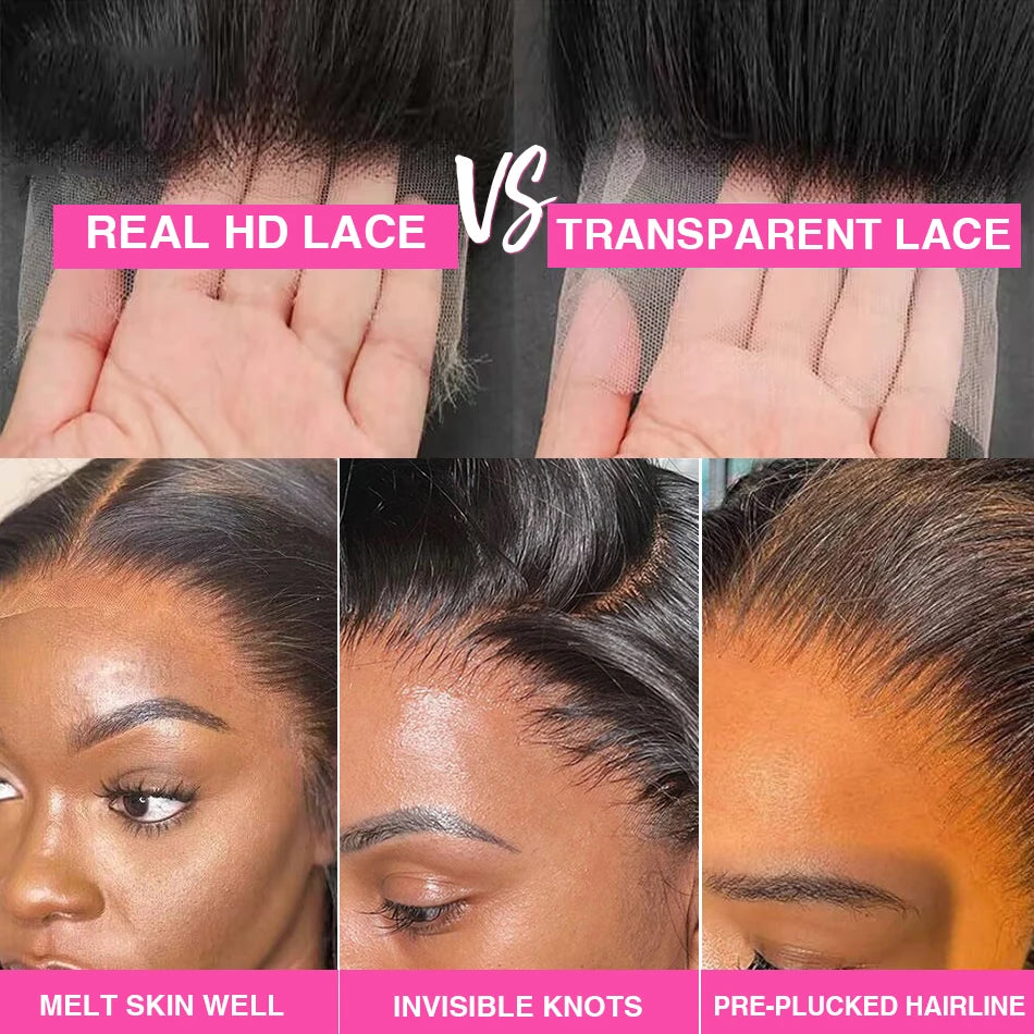 Body Wave HD Lace Front Wig – 200% Density Brazilian Human Hair (13x4, 13x6, 5x5 & 360) Pre Plucked