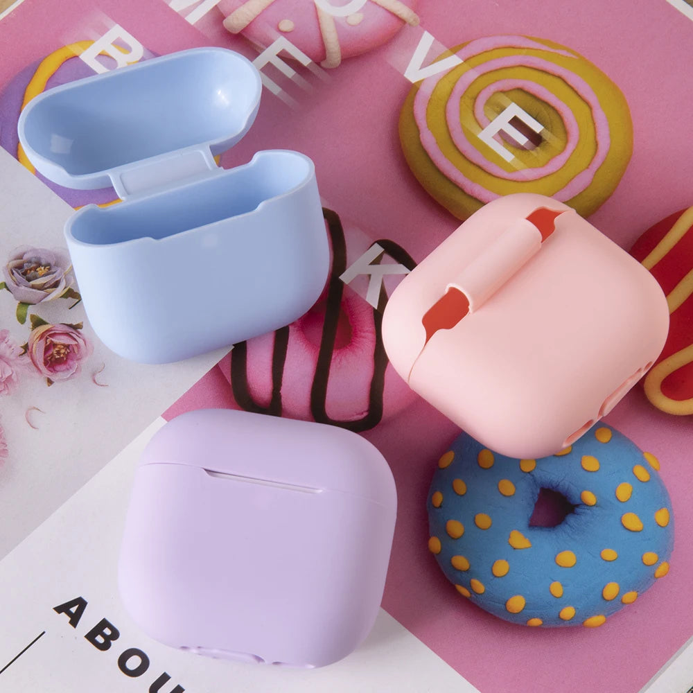 Silicone Earphone Cases For Airpods 4 Case Headphones Case Protective Cover For Apple Airpods 4 4th Gen Coque Funda Sleeve Capa
