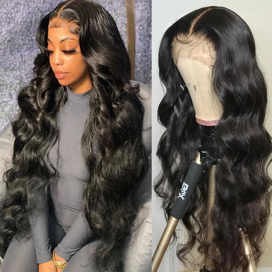 Body Wave HD Lace Front Wig – 200% Density Brazilian Human Hair (13x4, 13x6, 5x5 & 360) Pre Plucked