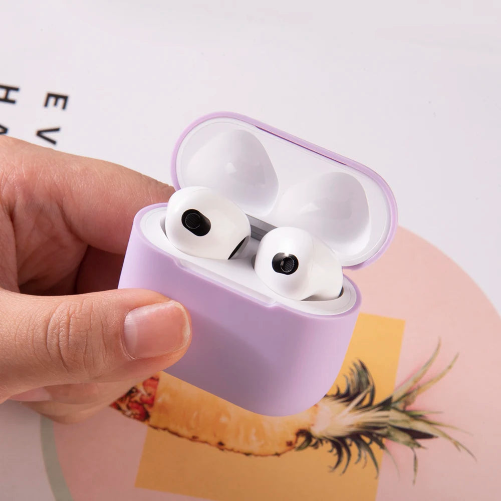 Silicone Earphone Cases For Airpods 4 Case Headphones Case Protective Cover For Apple Airpods 4 4th Gen Coque Funda Sleeve Capa