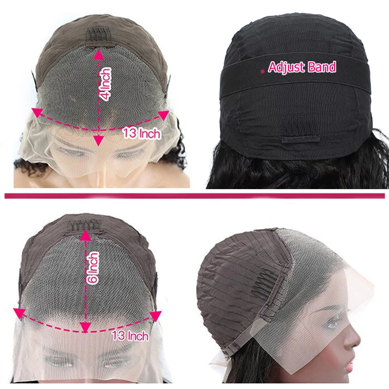 Body Wave HD Lace Front Wig – 250% Density 100% Remy Human Hair (13x4 & 13x6) Pre Plucked