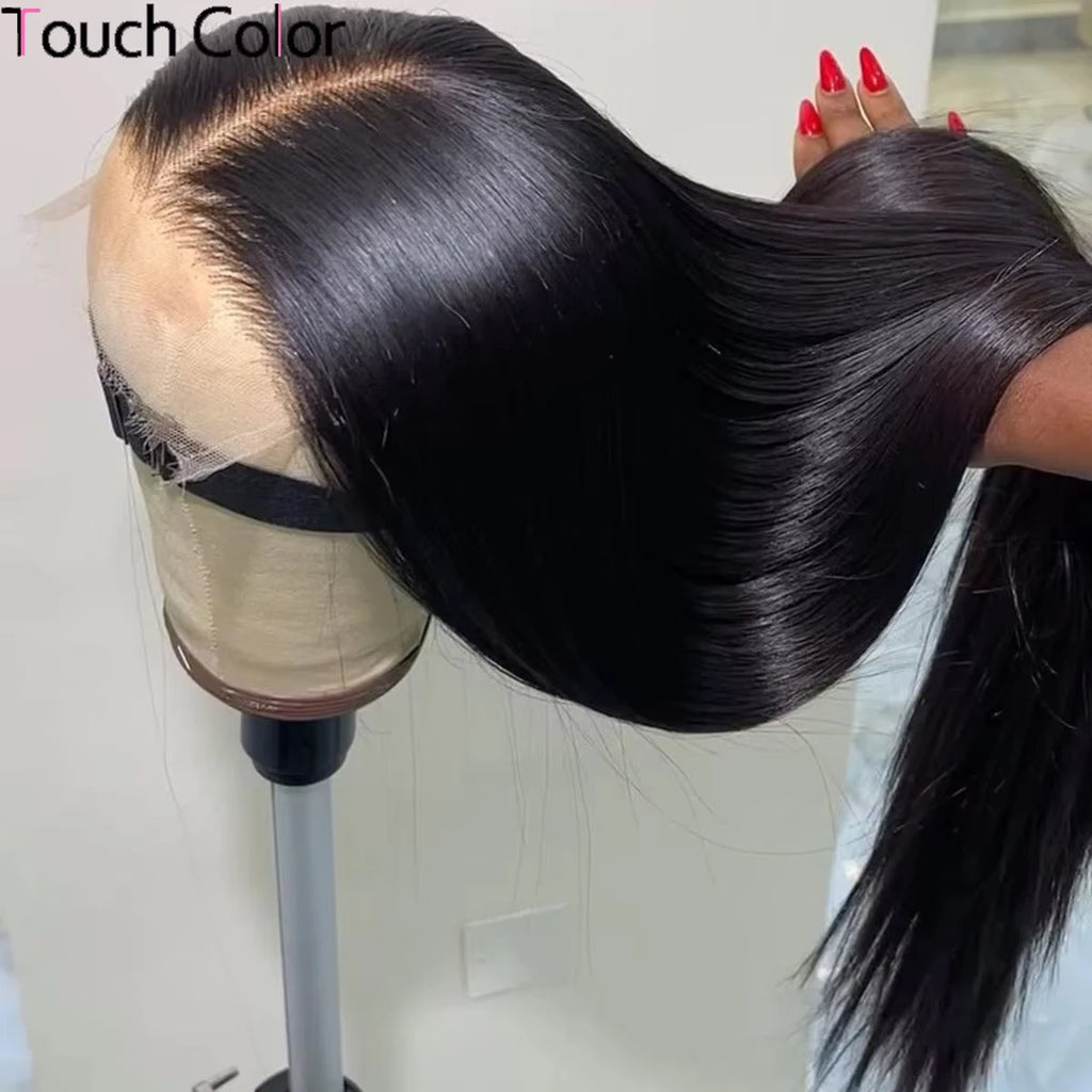 13x6 Super Double Drawn Bone Straight HD Lace Front Human Hair Glueless Wigs 5x7 Ready To Wear Vietnamese Virgin Hair For Women