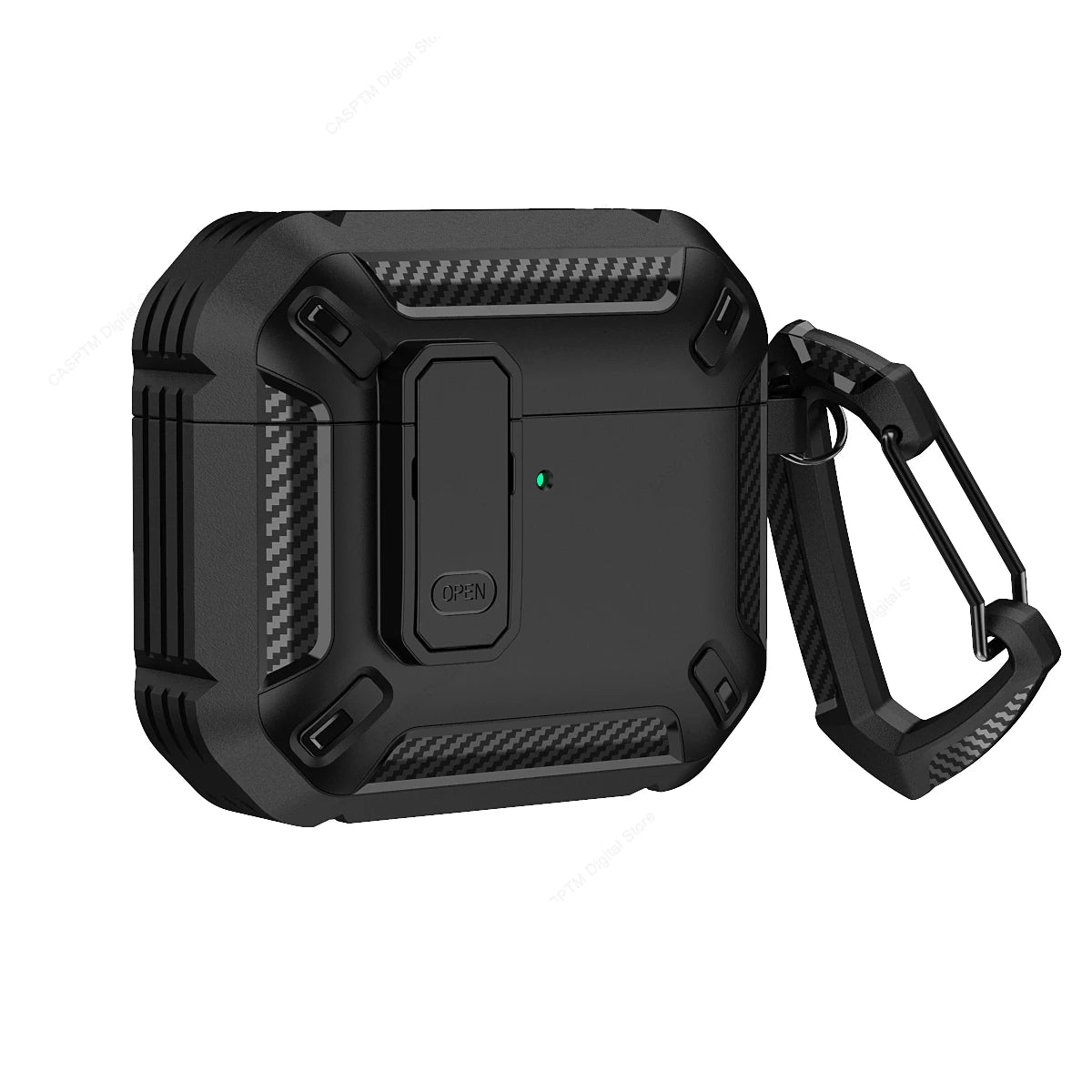 Security Lock Case For AirPods 4 4th Gen Cover TPU PC Protective Cases For Apple AirPods 4 Fundas Earphone Accessories With Hook