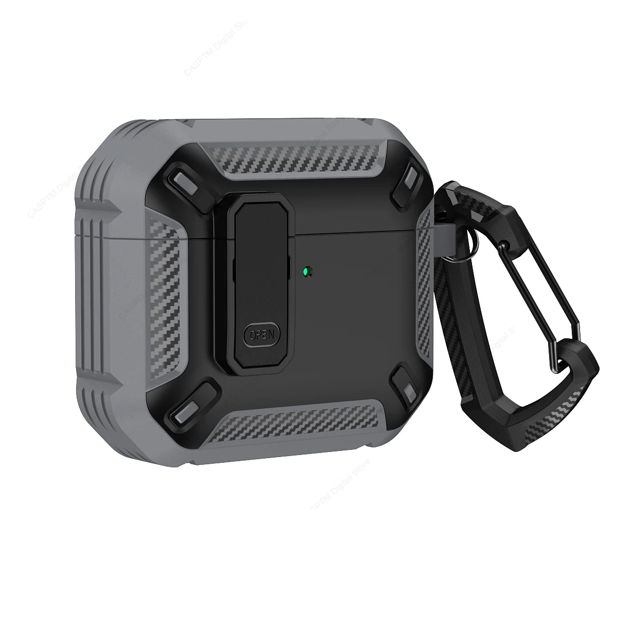 Security Lock Case For AirPods 4 4th Gen Cover TPU PC Protective Cases For Apple AirPods 4 Fundas Earphone Accessories With Hook