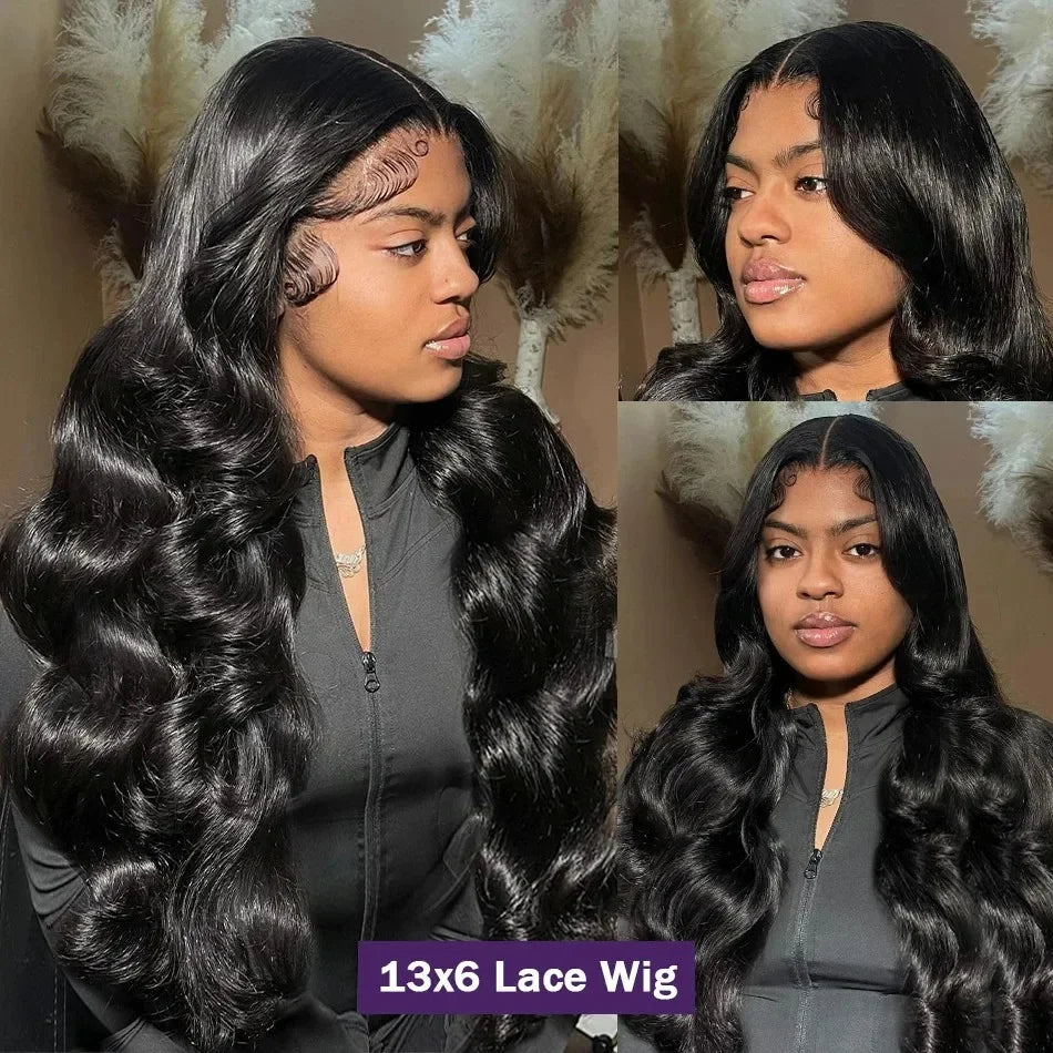 Body Wave HD Lace Front Wig – 180% & 200% Density Brazilian Human Hair (13x4, 13x6 & 4x4)
