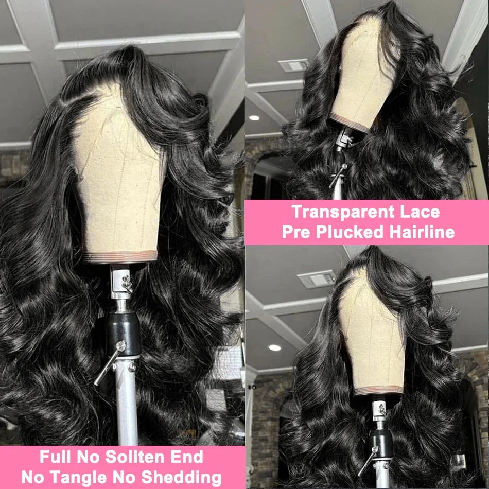 Body Wave HD Lace Front Wig – 180% & 200% Density Brazilian Human Hair (13x4, 13x6 & 4x4)