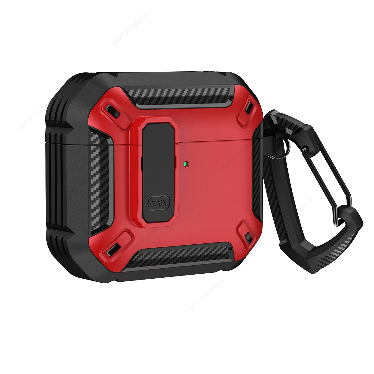 Security Lock Case For AirPods 4 4th Gen Cover TPU PC Protective Cases For Apple AirPods 4 Fundas Earphone Accessories With Hook