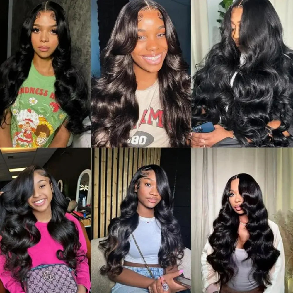 Body Wave Glueless HD Lace Front Wig – 250% Density Brazilian Human Hair (13x4, 13x6 & 5x5) 16–42 Inch