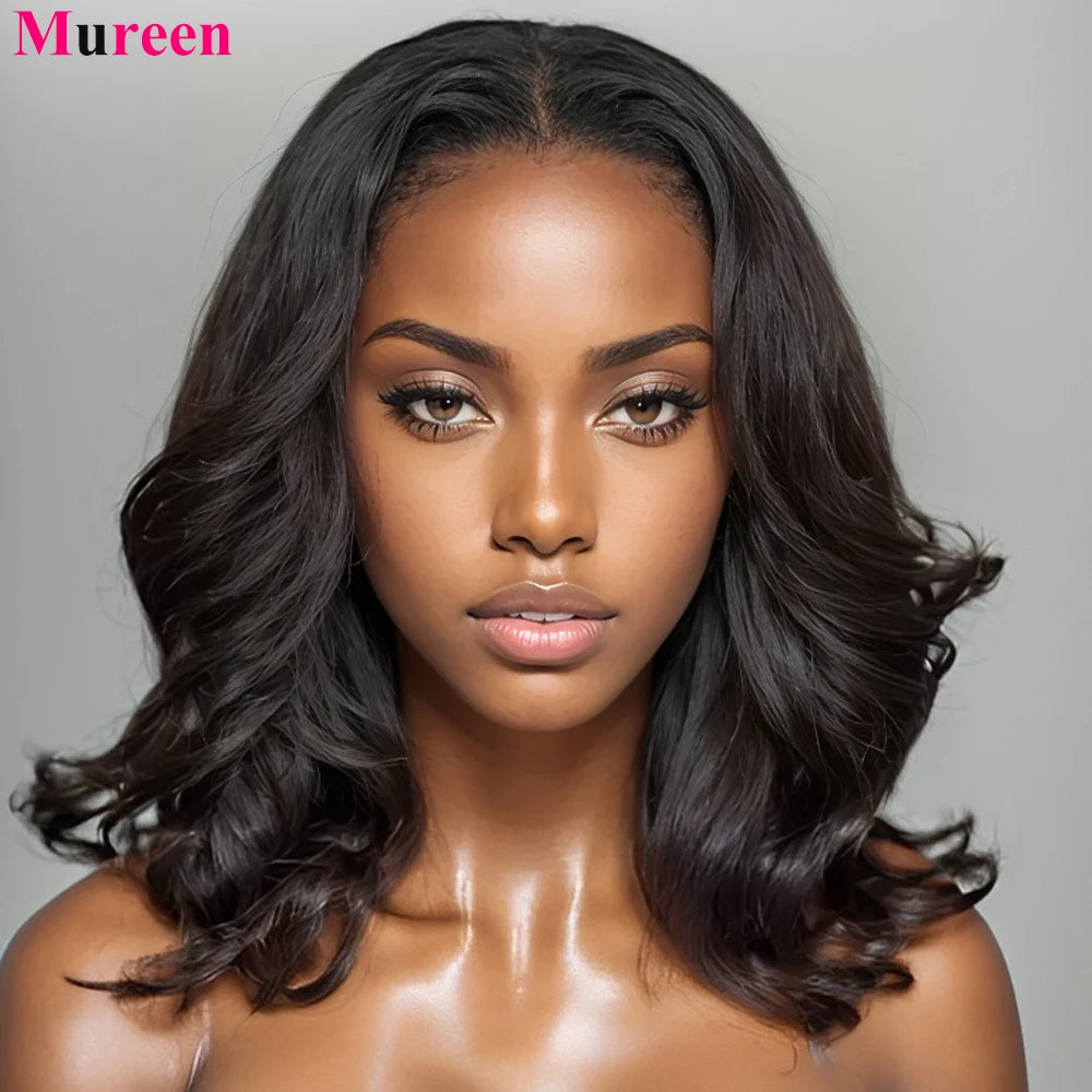 250% Density Bob Wig Body Wave Wear And Go Glueless Wigs For Women Ready To Wear 100% Human Hair Wigs Pre Plucked Lace Wig